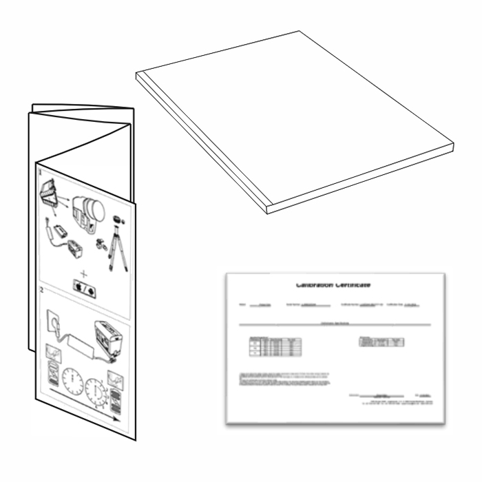 Faro Blink - Instrucțiuni de utilizare rapidă, manual de securitate și certificat de calibrare