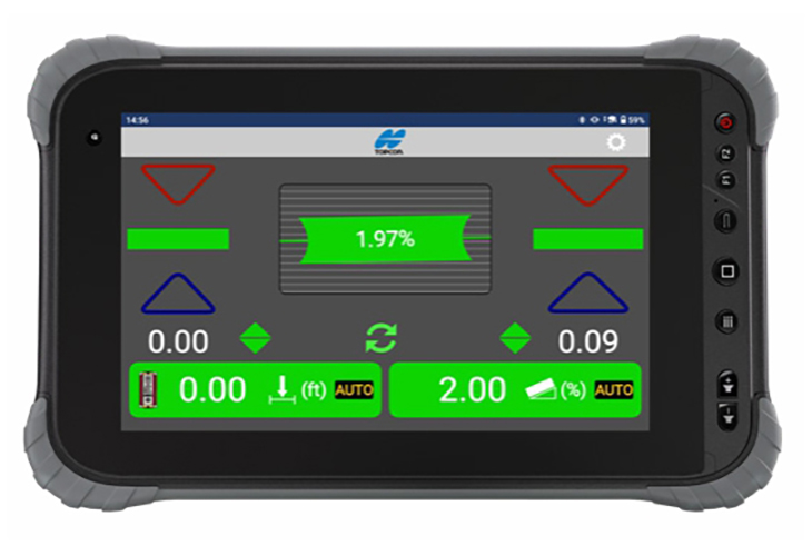 Sistem Topcon 2D-MC - Aplicația 2D-MC
